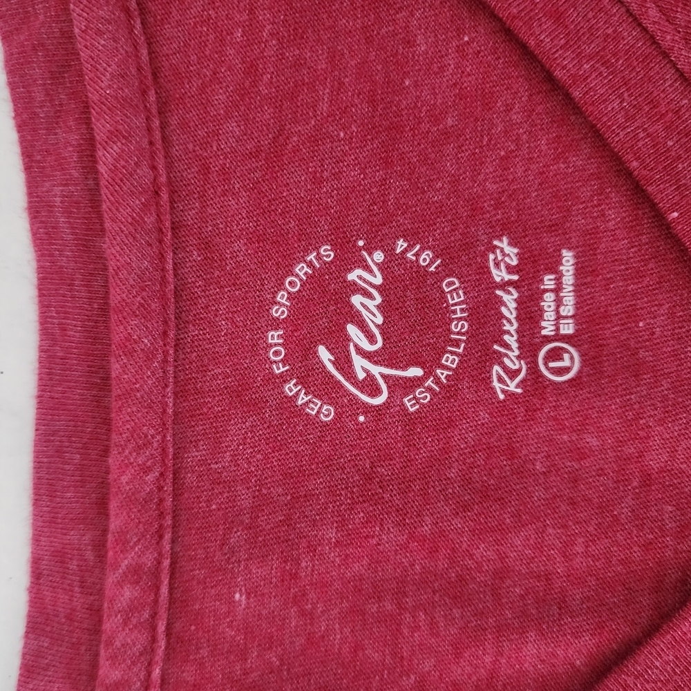 Red Fitted Short Sleeve T-Shirt - Picture 6 of 10